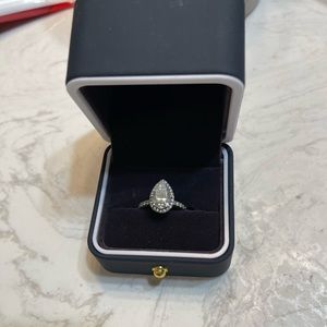 3 carat Moissanite Engagement Ring